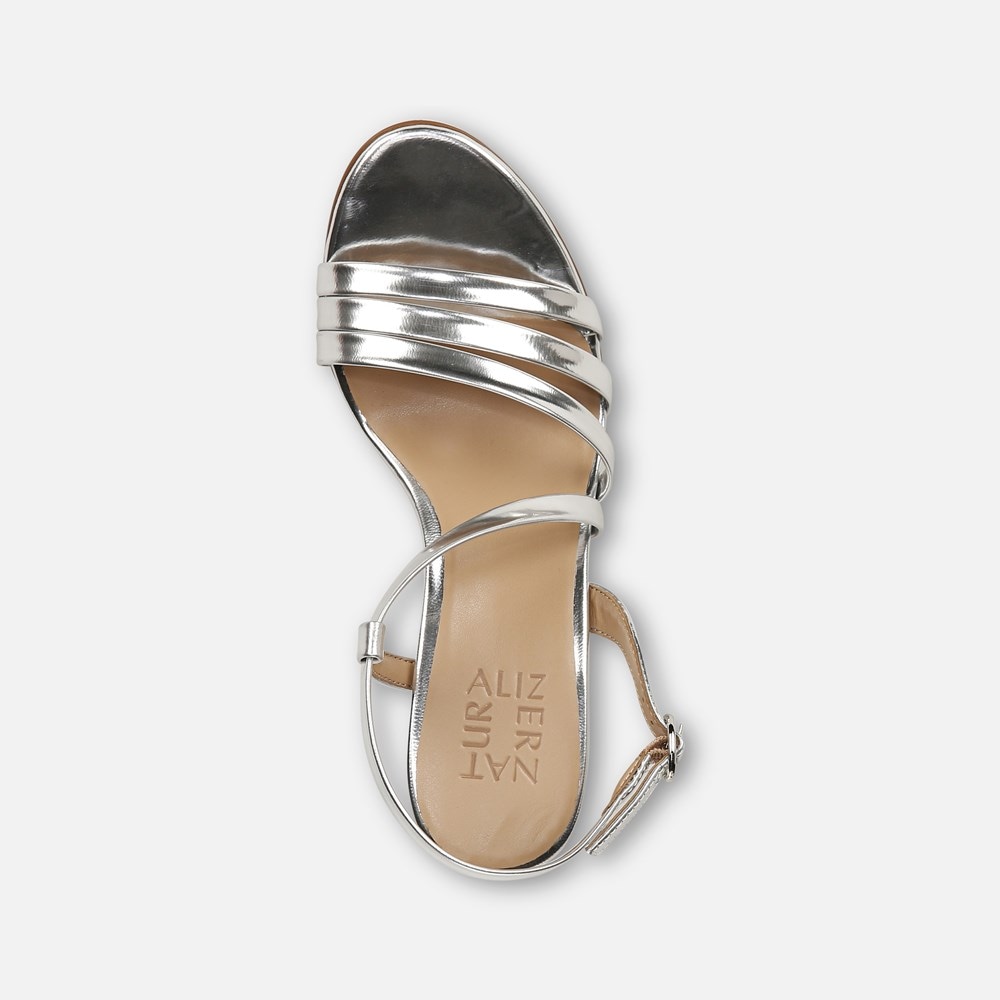 Naturalizer silver deals dress sandals