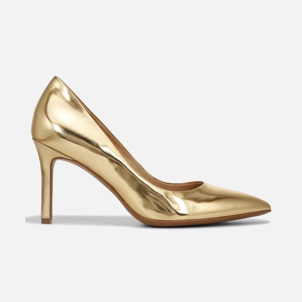 Naturalizer on sale gold pumps