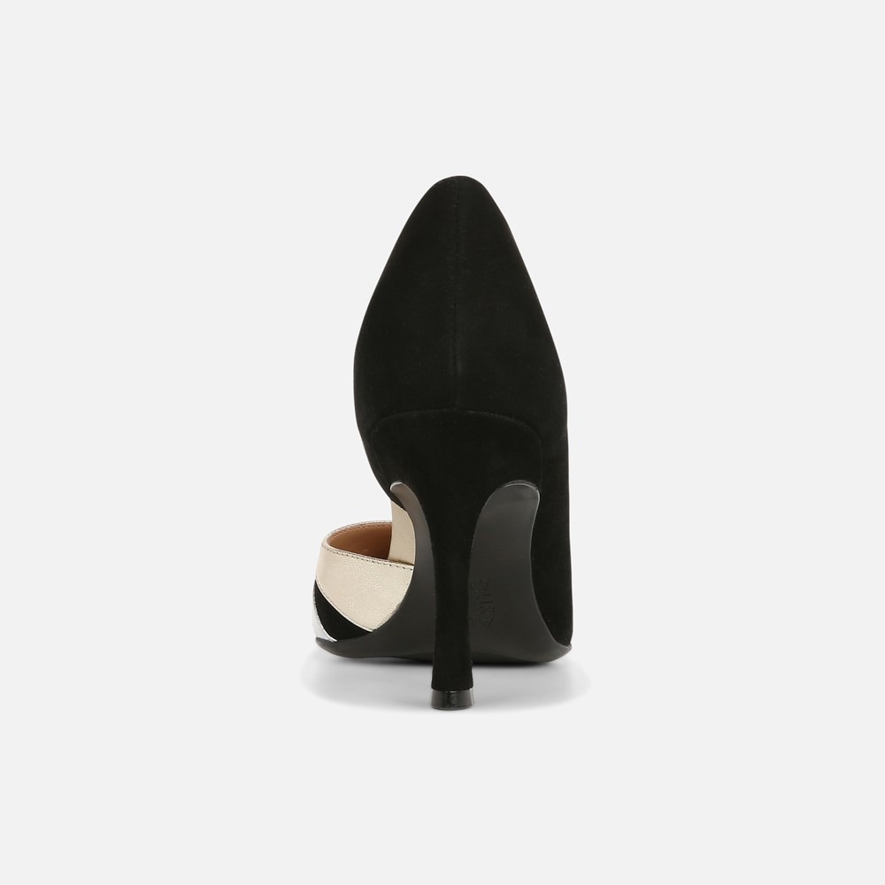 Naturalizer black deals suede pumps