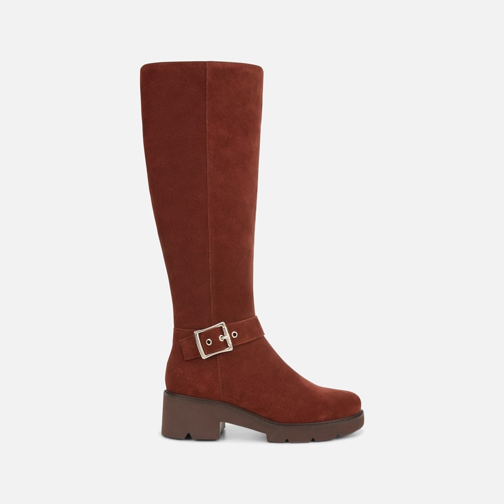 Knee high shop boots wide fit