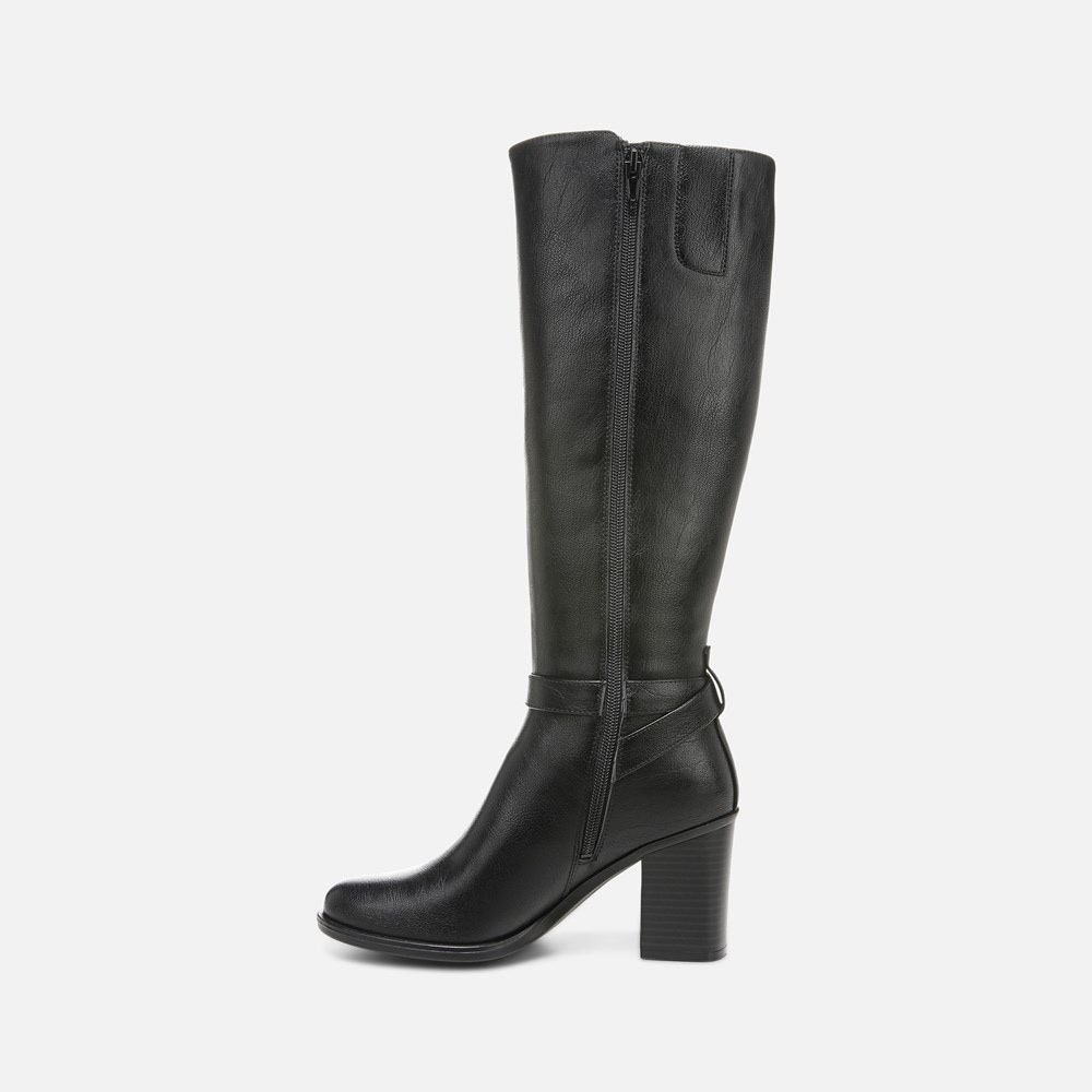 Naturalizer black shop leather boots