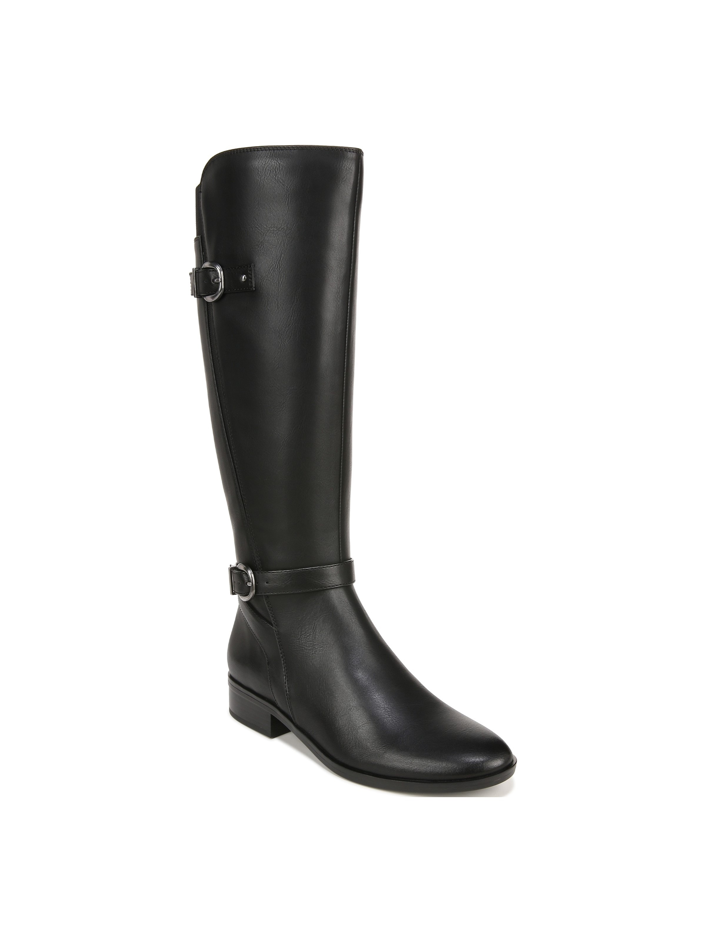 NATURALIZER Reid Women's High Shaft Boots outlet Black Leather Size 8.5 M