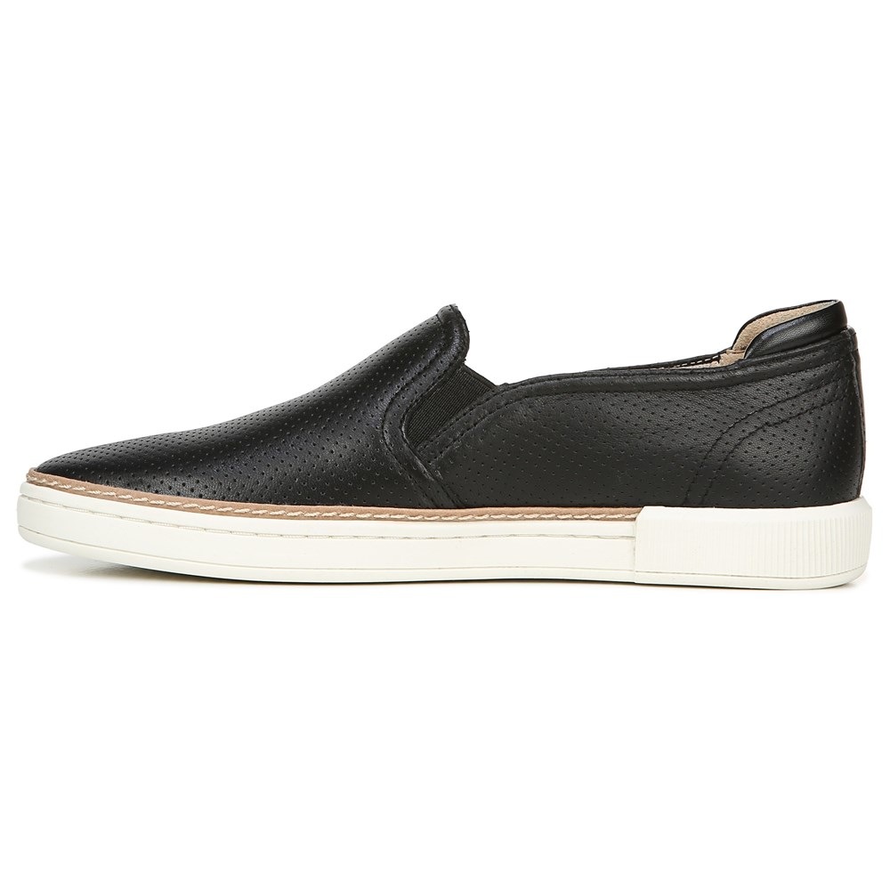 naturalizer jade leather slip on sneakers