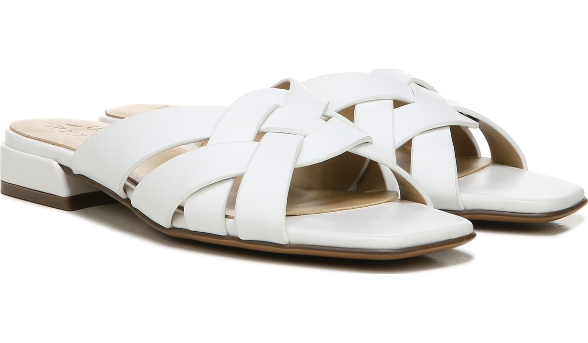 naturalizer sandals white